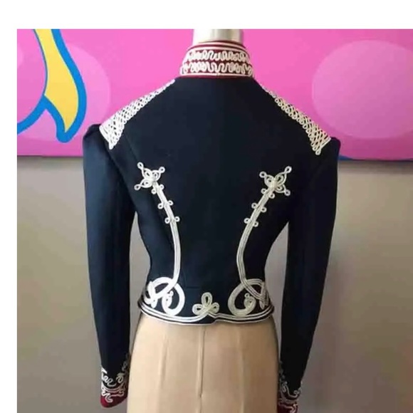 Burberry Military Jacket Navy Blue Red ( A must have staple ) - Picture 5 of 12